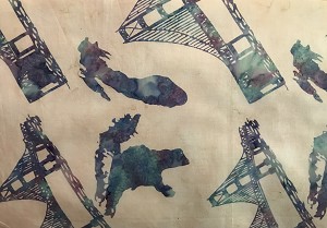 Hoffman Exclusive Bali Batik T2510 518 Splash Mackinac Bridge 