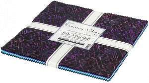 Evening Glow Artisan Batiks 10 Inch Layer Cake Squares Robert Kaufman 
