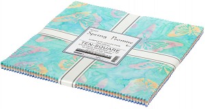 Spring Promise Artisan Batik 10 Inch Square Layer Cake Robert Kaufman 