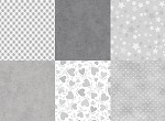 Playtime Flannel Basics Grey Half Yard Bundle Maywood Studio 