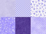 Playtime Flannel Basics Violet Half Yard Bundle Maywood Studio 