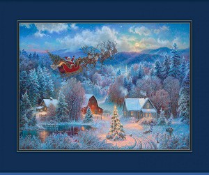 The Night Before Christmas C5865 Panel P and B Textiles 
