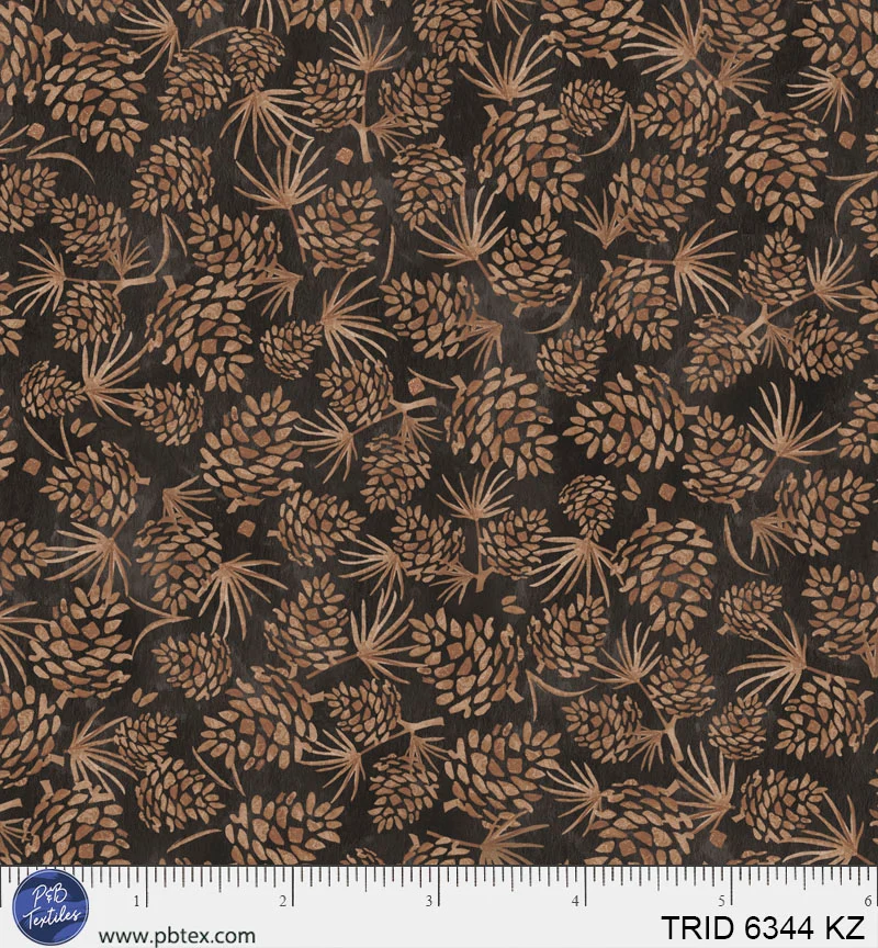 Trail Ridge 6344 K2 Packed Pine Cones P and B Textiles 