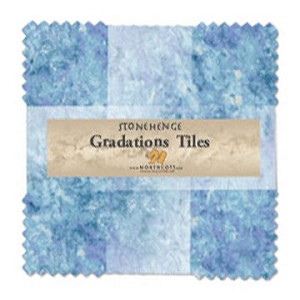 Stonehenge Gradations Tiles Mystic Midnight Layer Cake , Northcott 