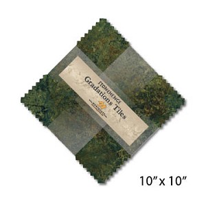Stonehenge Gradations Tiles Robins Egg Layer Cake , Northcott 