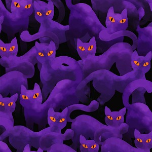 Boo U4982 474 Punch Slinky Cats Hoffman 