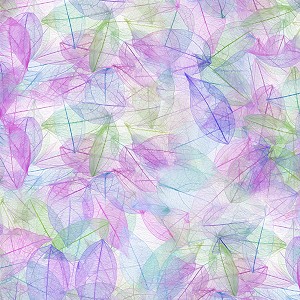 Wildflowers V5252 474 Punch Tossed Tonal Leaves Digital Hoffman 