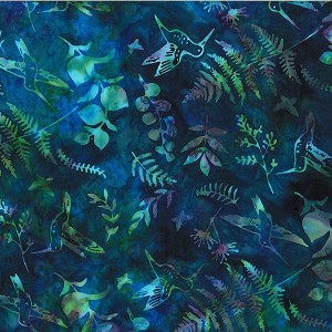 Bali Batik Hummingbird Garden W2584 295 Hummingbird Hoffman 