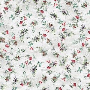 Winter Tales Digital W5392 113 Frost Sprigs hoffman 