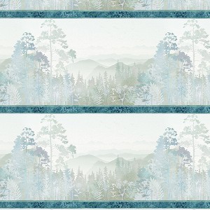Tree Line Digital W5437 521 Stripe Mist Hoffman 