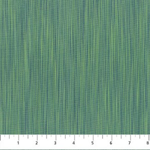 Space Dye W90830 74 Green Cotton Yarn Dyed Subtle Strip Figo Northcott 