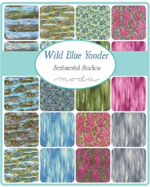 Wild Blue Yonder Charm Pack, Moda 
