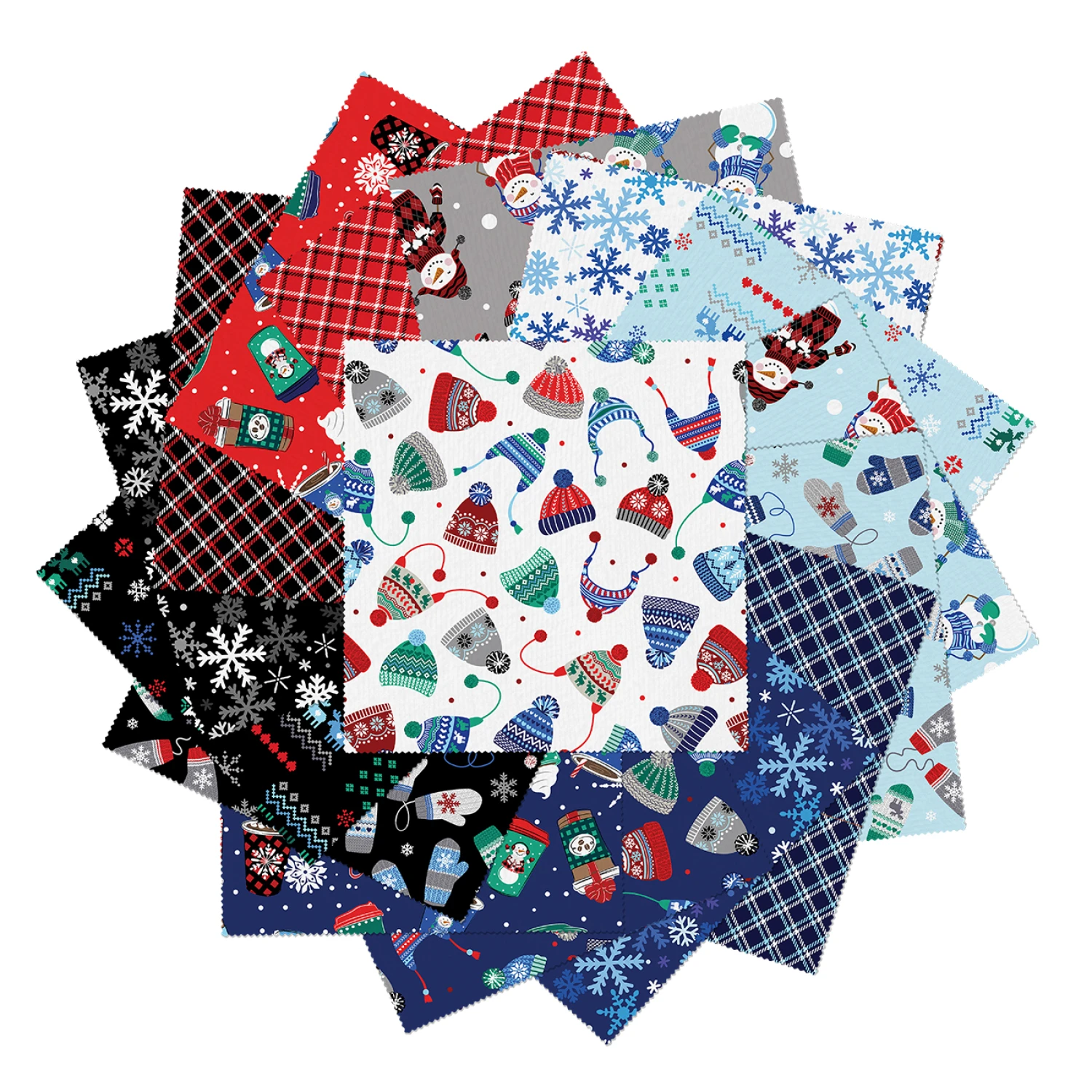 Winter Wonders Flannel 10 Inch Layer Cake Squares Benartex 