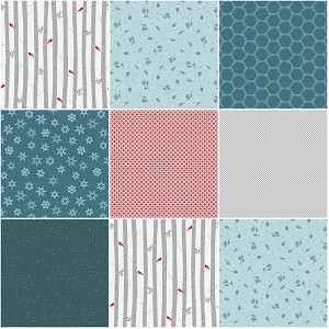 Winterland Charm Pack Squares Riley Blake 