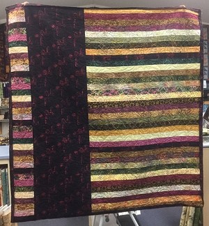 Wisconsin Custom Batik Jelly Roll Acreage Quilt Kit, Hoffman 