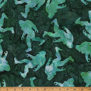 Bigfoot Silhouette Bali Batik X2643 60  Hunter Hoffman 