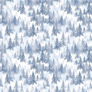 Joyful Winter Digital Y3814 88 Forst Denim Clothworks 