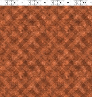 Quilt Minnesota 2024 Y4185 72 Dark Rust Digital Plaid Clothworks 