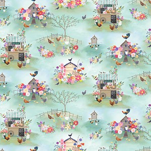 Farm Life Y433 109 Mint Simple Life Digital Clothworks 