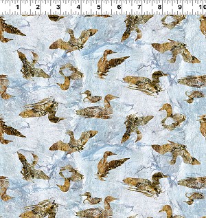 Quilt Minnesota 2025 Digital Loons Y4502 65 Caramel Clothworks 